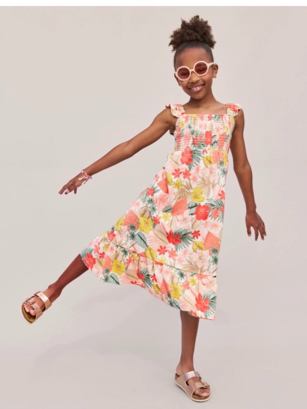 Girls Floral Carters Maxi-dress Size 7